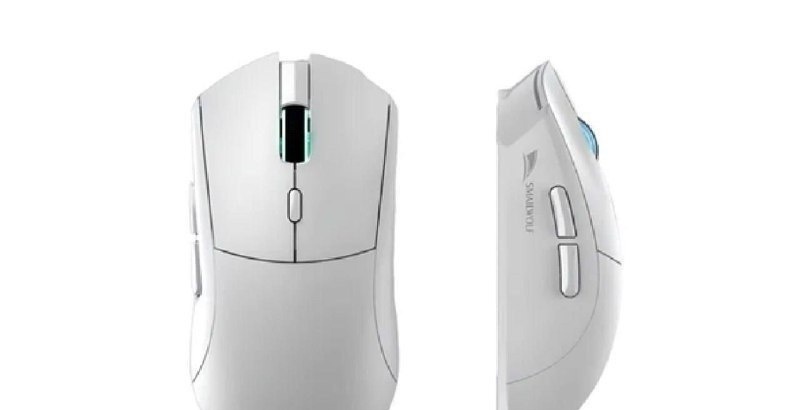 2 unidades Mouse Smailwolf RS7 PAW3311 Branco